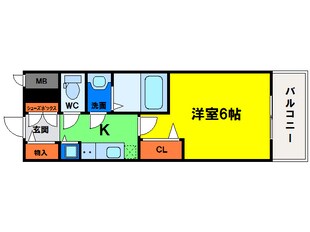 プレサンス大阪福島レシェンテの物件間取画像